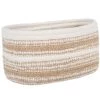 Maisons Du Monde Paniers Et Corbeilles Corbeille En Coton Beige Et Marron -Accessoires de cheminée Soldes corbeille en coton beige et marron 1000 8 27 220566 1