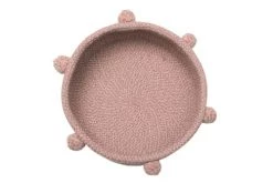 Lorena Canals Paniers Et Corbeilles Corbeille En Coton Rose 12xØ30 -Accessoires de cheminée Soldes corbeille en coton rose 12xoe30 4