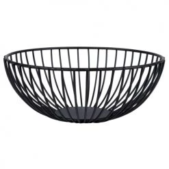 Maisons Du Monde Paniers Et Corbeilles Corbeille Filaire En Métal Noir D21