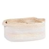 Maisons Du Monde Paniers Et Corbeilles Corbeilles En Fibre De Maïs Et Coton Blanc (x3) -Accessoires de cheminée Soldes corbeilles en fibre de mais et coton blanc x3 1000 15 0 205902 1