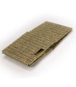 Casâme Paniers Et Corbeilles Cube De Rangement En Jonc De Mer 28x28x28cm - Marron -Accessoires de cheminée Soldes cube de rangement en jonc de mer 28x28x28cm marron 2