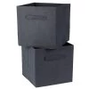 Casâme Boîtes Cube De Rangement Intissé 28x28cm - Lot De 2 - Gris 1 Casâme Boîtes Cube De Rangement Intissé 28x28cm - Lot De 2 - Gris -Accessoires de cheminée Soldes cube de rangement intisse 28x28cm lot de 2 gris 2