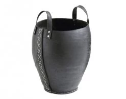 Becquet Paniers Et Corbeilles Grande Panier En Caoutchou Noir