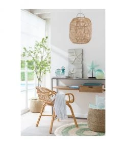 Calicosy Paniers Et Corbeilles Lot De 2 Paniers Bords Blanc Papier Marron -Accessoires de cheminée Soldes lot de 2 paniers bords blanc papier marron 2