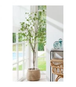 Calicosy Paniers Et Corbeilles Lot De 2 Paniers Bords Blanc Papier Marron -Accessoires de cheminée Soldes lot de 2 paniers bords blanc papier marron 3