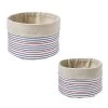 Guy Levasseur Paniers Et Corbeilles Lot De 2 Paniers De Rangement Polycoton Blanc