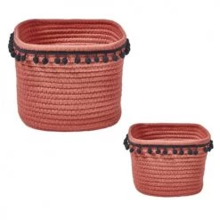 Guy Levasseur Paniers Et Corbeilles Lot De 2 Paniers De Rangements Corde De Coton