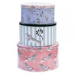 Yvonne Ellen Lot De 3 Boîtes En Métal 14cm