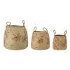 Bloomingville Paniers Et Corbeilles Lot De 3 Corbeilles En Jonc De Mer Beige -Accessoires de cheminée Soldes lot de 3 corbeilles en jonc de mer beige