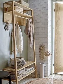 Bloomingville Paniers Et Corbeilles Lot De 3 Paniers Avec Couvercle En Jonc De Mer Beige -Accessoires de cheminée Soldes lot de 3 paniers avec couvercle en jonc de mer beige 5