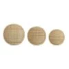 Bloomingville Paniers Et Corbeilles Lot De 3 Paniers En Bambou Beige -Accessoires de cheminée Soldes lot de 3 paniers en bambou beige