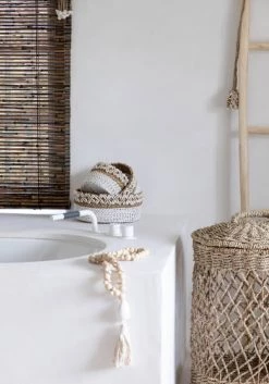 Bazar Bizar Paniers Et Corbeilles Lot De 3 Paniers En Herbe De Mer -Accessoires de cheminée Soldes lot de 3 paniers en herbe de mer 3