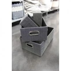 Meubletmoi Paniers Et Corbeilles Lot De 5 Boites De Rangement -Accessoires de cheminée Soldes lot de 5 boites de rangement 3