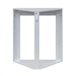 Mobili Rebecca Accessoires De Cheminée Manteau De Cheminée D'angle 90x45x100 Cm En Mdf Blanc -Accessoires de cheminée Soldes manteau de cheminee d angle 90x45x100 cm en mdf blanc 5