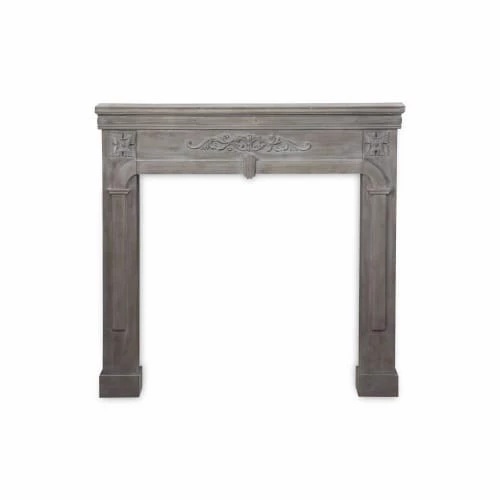 Alice's Garden Accessoires De Cheminée Manteau De Cheminée Décor Bois Gris Cérusé 3 Alice's Garden Accessoires De Cheminée Manteau De Cheminée Décor Bois Gris Cérusé