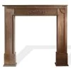 Mobili Rebecca Accessoires De Cheminée Manteau De Cheminée Décoratif 105x21x100 En Paulownia Marron -Accessoires de cheminée Soldes manteau de cheminee decoratif 105x21x100 en paulownia marron