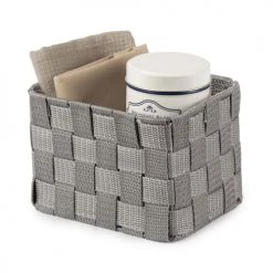 Compactor Paniers Et Corbeilles Organisateur De Tiroir En Sangles Tressées 19x14cm -Accessoires de cheminée Soldes organisateur de tiroir en sangles tressees 19x14cm 3