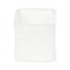 Compactor Boîtes Organisateur De Tiroir En Sangles Tressées Blanches 19x14cm -Accessoires de cheminée Soldes organisateur de tiroir en sangles tressees blanches 19x14cm 2