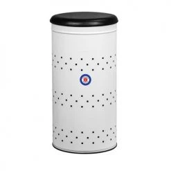 Rossignol Paniers à Linge Panier à Linge 45L En Métal Blanc