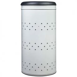 Rossignol Paniers à Linge Panier à Linge 45L En Métal Blanc -Accessoires de cheminée Soldes panier a linge 45l en metal blanc 4