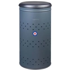 Rossignol Paniers à Linge Panier à Linge 45L En Métal Corail -Accessoires de cheminée Soldes panier a linge 45l en metal gris anthracite