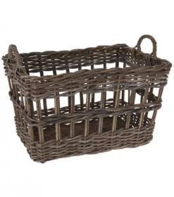 Wadiga Paniers à Linge Panier à Linge à Porter Buanderie En Rotin