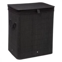 Five Simply Smart Paniers Et Corbeilles Panier à Linge Bambou Noir