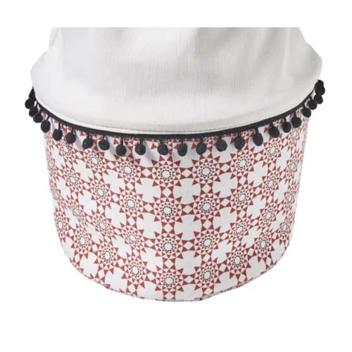 Guy Levasseur Paniers Et Corbeilles Panier à Linge Blanc Et Terracotta 4 Guy Levasseur Paniers Et Corbeilles Panier à Linge Blanc Et Terracotta – Image 2