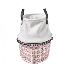 Guy Levasseur Paniers Et Corbeilles Panier à Linge Blanc Et Terracotta