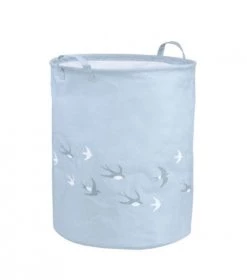 Wadiga Paniers à Linge Panier à Linge Bleu Ciel