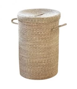 Casâme Paniers Et Corbeilles Panier à Linge En Jonc De Mer Naturel - Marron