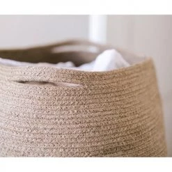 Wadiga Paniers Et Corbeilles Panier à Linge En Jute H63cm -Accessoires de cheminée Soldes panier a linge en jute h63cm 2