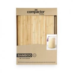 Compactor Paniers Et Corbeilles Panier à Linge En Lattes De Bambou H60cm -Accessoires de cheminée Soldes panier a linge en lattes de bambou h60cm 4