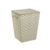 Wadiga Paniers à Linge Panier à Linge En Polypropylène Beige Avec Couvercle - 38x38x50cm -Accessoires de cheminée Soldes panier a linge en polypropylene beige avec couvercle 38x38x50cm
