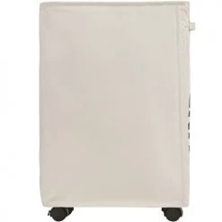 Tectake Paniers Et Corbeilles Panier à Linge étroit Sur Roulettes Beige -Accessoires de cheminée Soldes panier a linge etroit sur roulettes beige 2