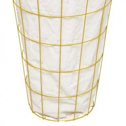 Five Simply Smart Paniers Et Corbeilles Panier à Linge Moutarde -Accessoires de cheminée Soldes panier a linge moutarde 5