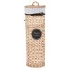 Maisons Du Monde Paniers Et Corbeilles Panier à Papier Toilette Tressé Avec Ruban Noir H47