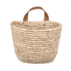 Maisons Du Monde Paniers Et Corbeilles Panier à Poignée En Fibre Végétale