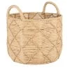 Maisons Du Monde Paniers Et Corbeilles Panier Beige Motifs Losanges Tressés -Accessoires de cheminée Soldes panier beige motifs losanges tresses 1000 15 40 211682 1