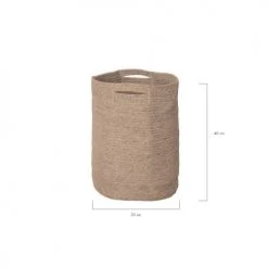 RNT By Really Nice Things Paniers Et Corbeilles Panier Beige Pour Intérieur Et Exterieur -Accessoires de cheminée Soldes panier beige pour interieur et exterieur 4