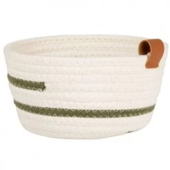 Maisons Du Monde Paniers Et Corbeilles Panier Blanc Et Beige