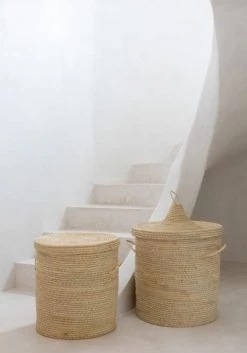 Bazar Bizar Paniers Et Corbeilles Panier Bozaka Moyen Naturel -Accessoires de cheminée Soldes panier bozaka moyen naturel 2