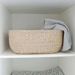 Casatera Paniers Et Corbeilles Panier Carré En Jonc De Mer Marron -Accessoires de cheminée Soldes panier carre en jonc de mer marron 3