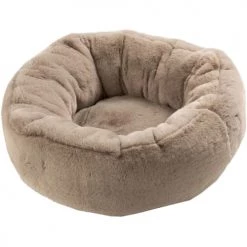 ReCollection Paniers Et Corbeilles Panier Chat Gris Polyester 55x55x19cm