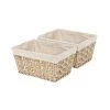 Compactor Paniers Et Corbeilles Panier De Rangement 38,5x28,5cm - Lot De 2 -Accessoires de cheminée Soldes panier de rangement 38 5x28 5cm lot de 2