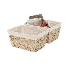 Compactor Paniers Et Corbeilles Panier De Rangement 38,5x28,5cm - Lot De 2 -Accessoires de cheminée Soldes panier de rangement 38 5x28 5cm lot de 2 3