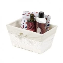 Compactor Paniers Et Corbeilles Panier De Rangement Coton 26x17cm -Accessoires de cheminée Soldes panier de rangement coton 26x17cm 3