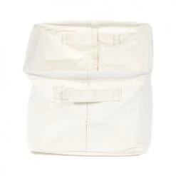 Compactor Paniers Et Corbeilles Panier De Rangement En Coton 25x20cm -Accessoires de cheminée Soldes panier de rangement en coton 25x20cm 11