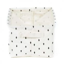 Compactor Paniers Et Corbeilles Panier De Rangement En Coton 25x20cm -Accessoires de cheminée Soldes panier de rangement en coton 25x20cm 2