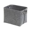 Compactor Paniers Et Corbeilles Panier De Rangement En Feutrine 29x24cm -Accessoires de cheminée Soldes panier de rangement en feutrine 29x24cm